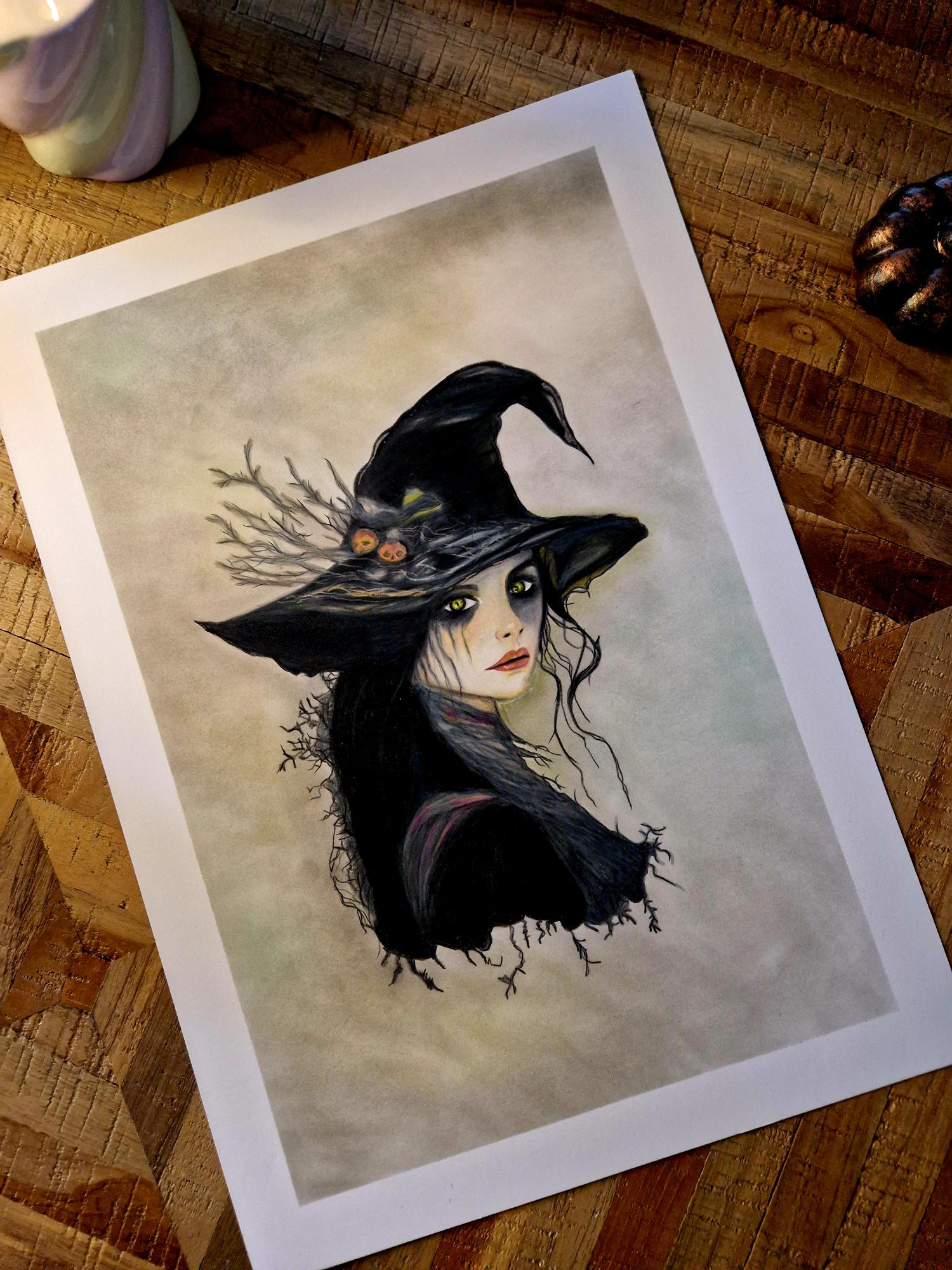 Illustration original "Enchanteresse"