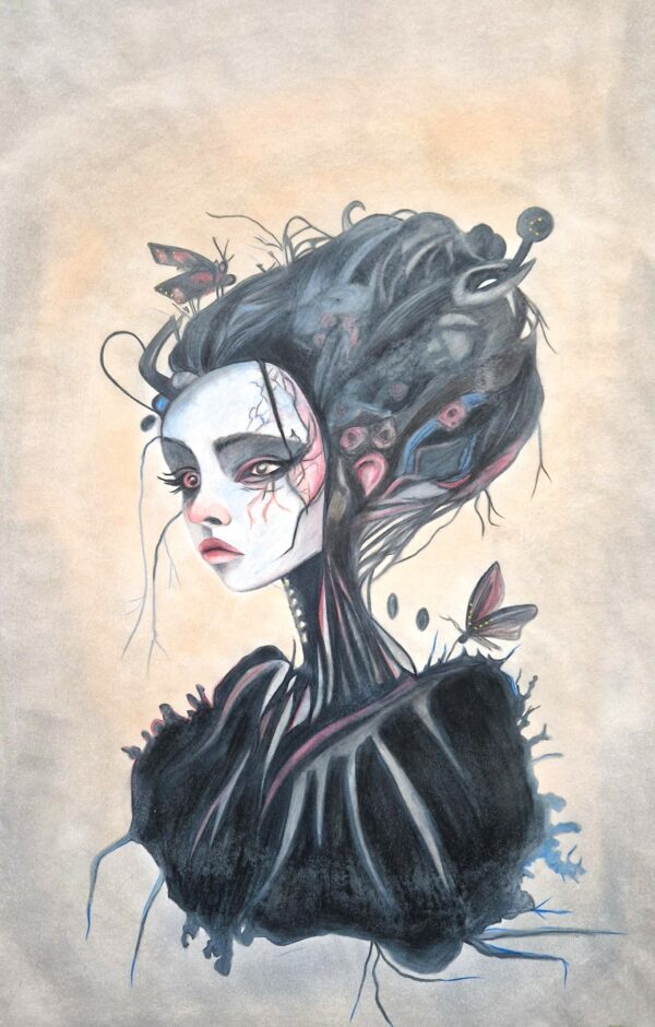Illustration originale "Neige brûlante" – Image 2