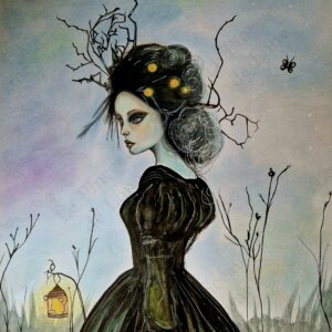 Illustration originale « L’esprit du bleuet »