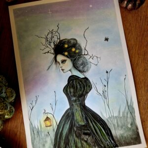 Illustration originale « L’esprit du bleuet »