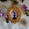 Miniature doré "L'esprit du bleuet"