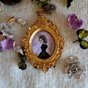 Miniature doré « L’esprit du bleuet »
