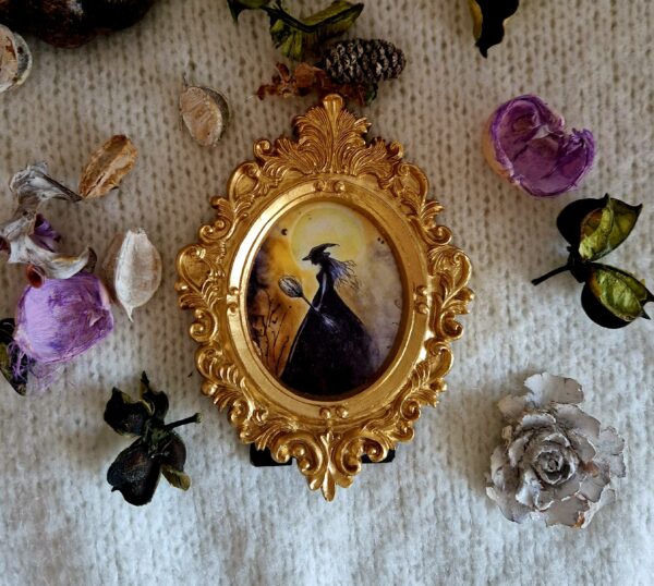 Miniature doré "La nuit de l'aurore"