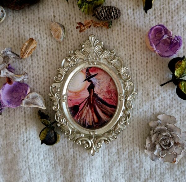 Miniature argenté "La veilleuse des brumes"
