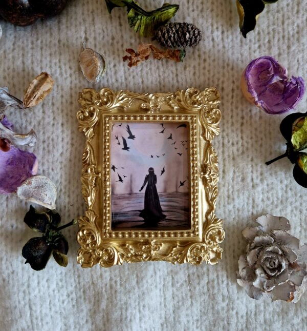 Miniature doré "L'envolée sauvage"