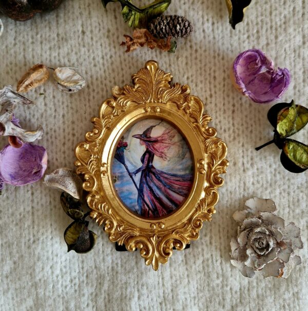 Miniature doré "L'héritière des savoirs"