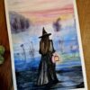 Illustration originale "La clairvoyante"