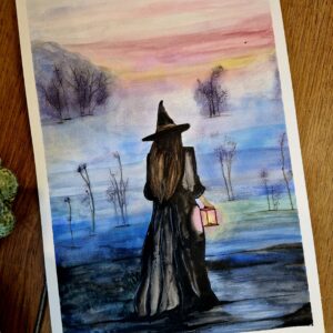 Illustration originale « La clairvoyante »