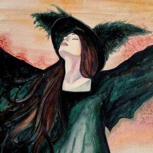 Illustration originale « La mère-veille »