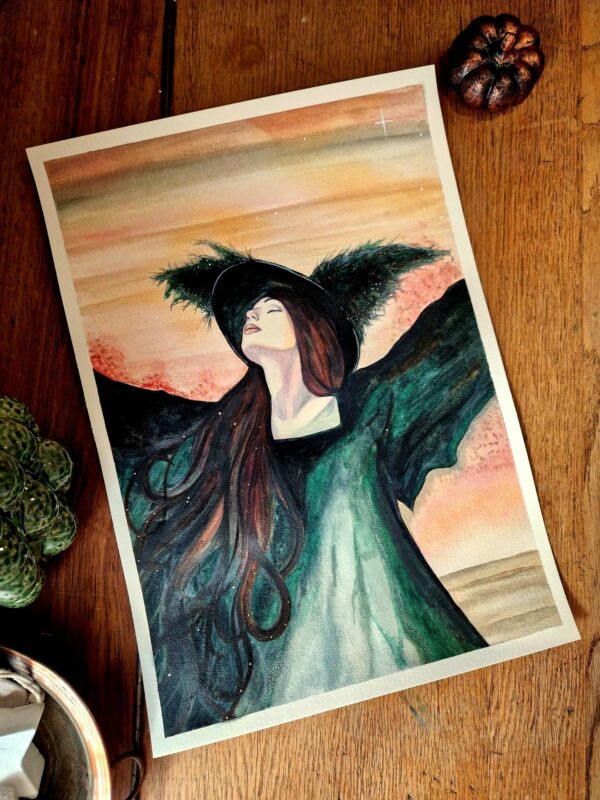 Illustration originale "La mère-veille"