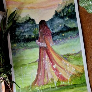 Illustration originale « L’intuitive »
