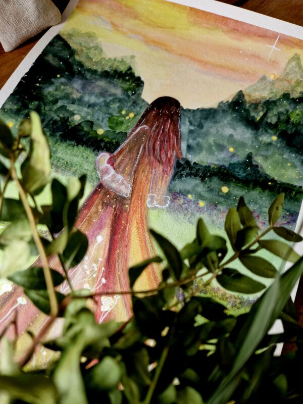 Illustration originale "L'intuitive" – Image 3