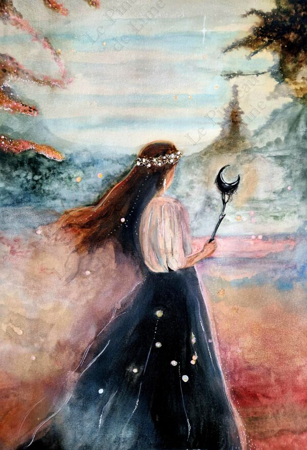 Illustration originale "Lunaison " – Image 3