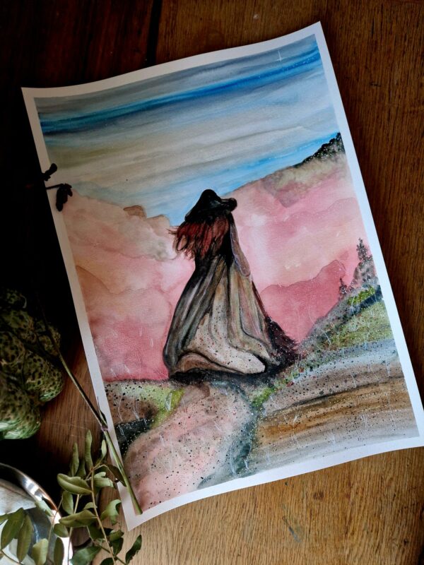 ILLUSTRATION ORIGINALE AQUARELLE