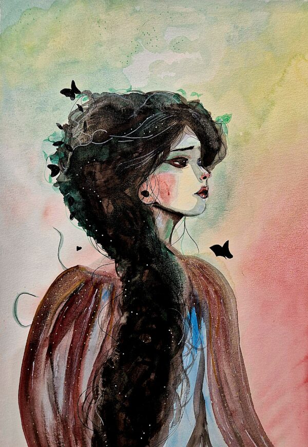 Illustration originale "Écume" – Image 3