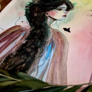 Illustration originale « Écume »