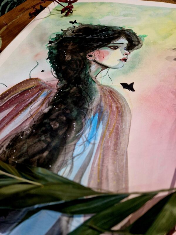 Illustration originale "Écume" – Image 2