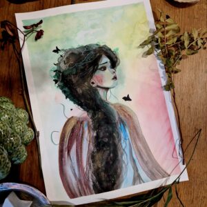Illustration originale "Écume"