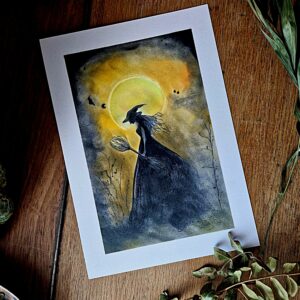 Illustration originale « La nuit de l’aurore »