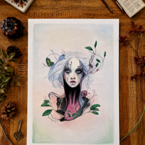 Illustration originale « Le bal des fantômes « 