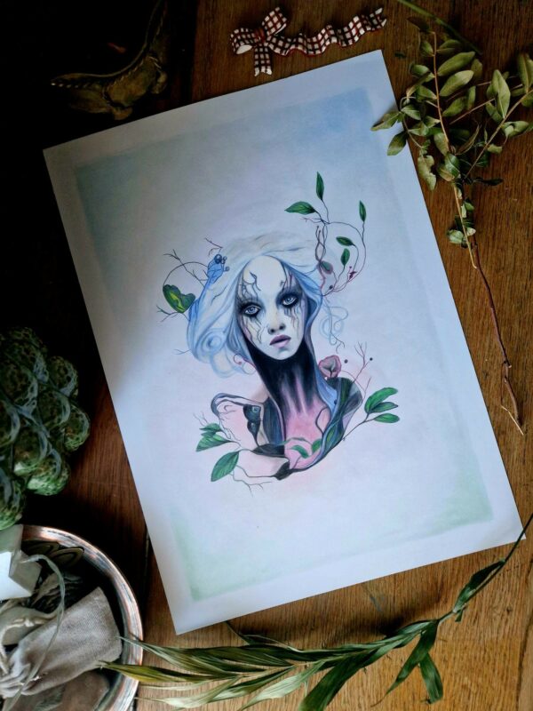 Illustration originale "Le bal des fantômes "
