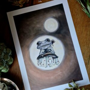 Illustration originale « Le familier singulier »