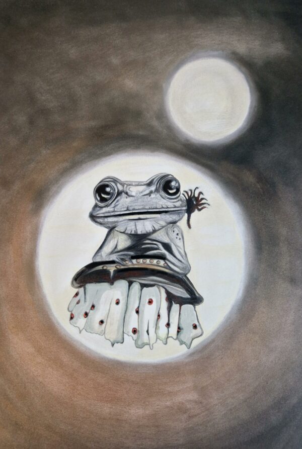 Illustration originale "Le familier singulier" – Image 3