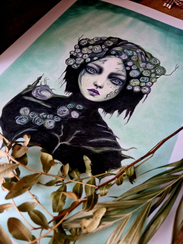 Illustration originale "L'herboriste" – Image 2