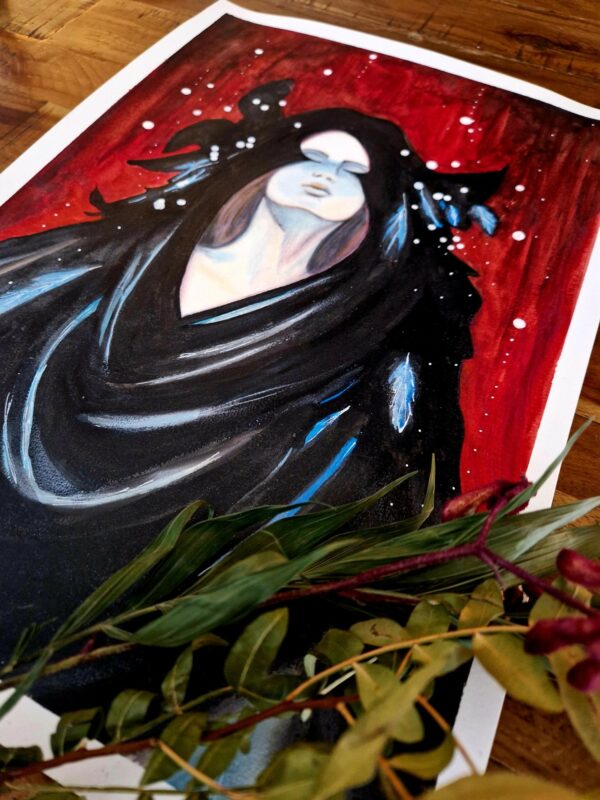 Illustration originale "Plume" – Image 2