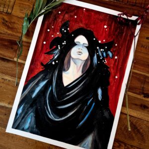 Illustration originale « Plume »