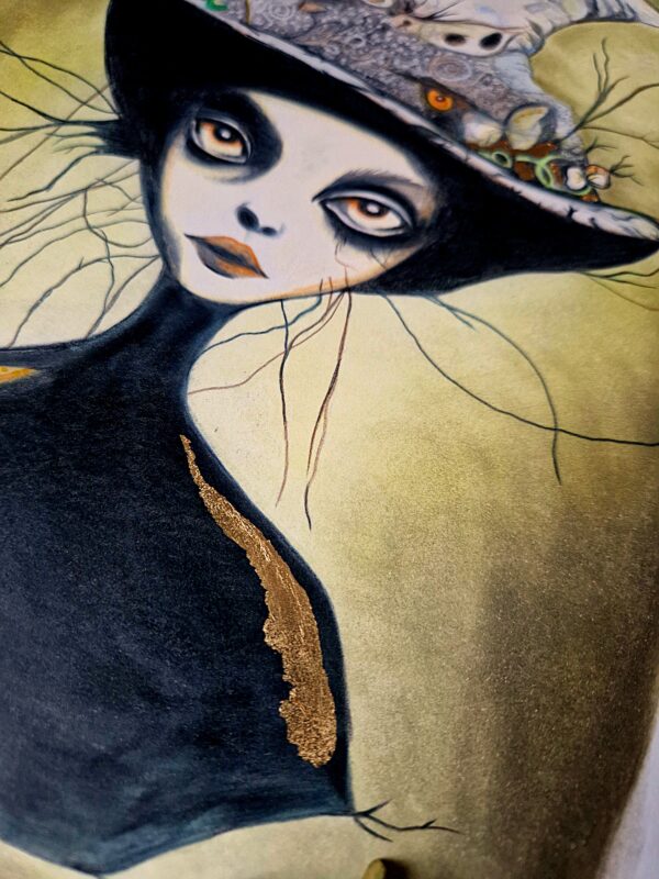 Illustration originale "Sorcière d'or" – Image 3