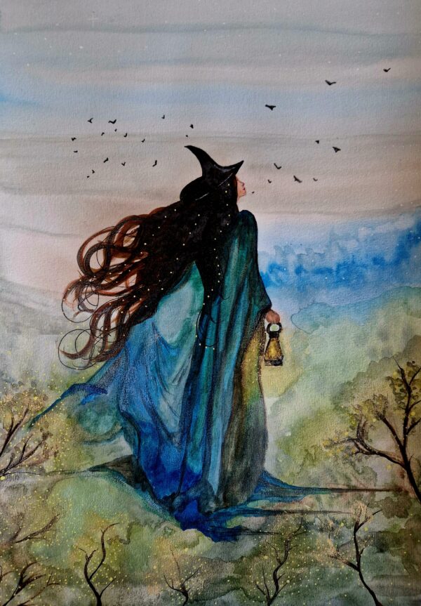 Illustration originale "La Vagabonde" – Image 3