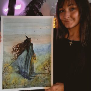 Illustration originale « La Vagabonde »