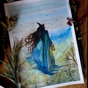 Illustration originale « La Vagabonde »