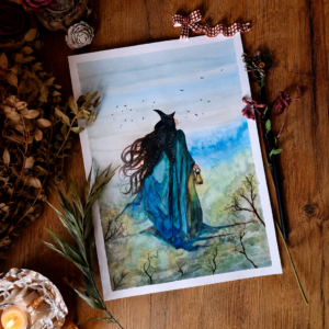 Illustration originale « La Vagabonde »