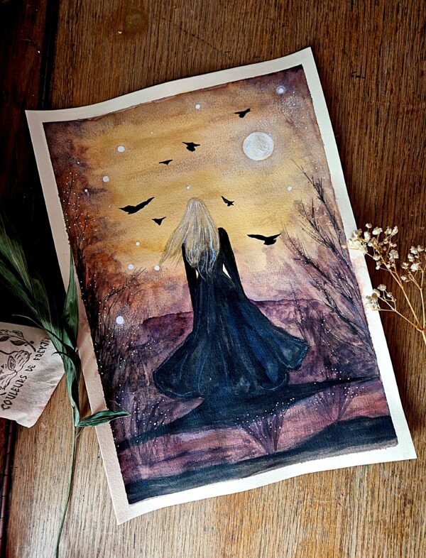 Illustration originale "La voix des Astres"