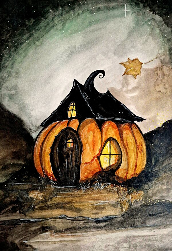 Illustration originale "Octobre" – Image 3