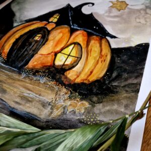 Illustration originale « Octobre »