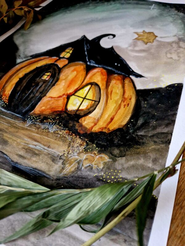 Illustration originale "Octobre" – Image 2