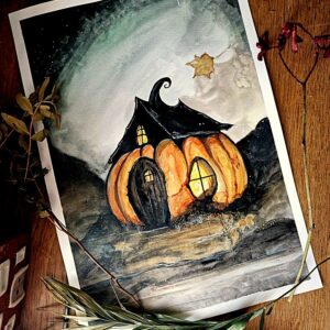 Illustration originale « Octobre »