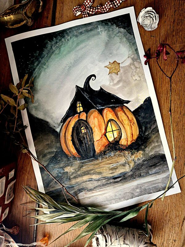 Illustration originale "Octobre"