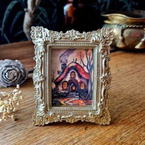 Miniature argenté « La chaumière enchantée »