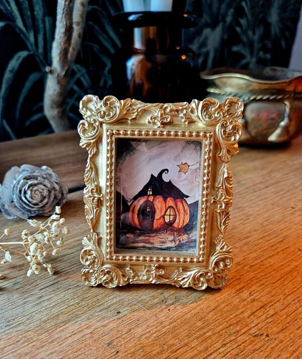 Miniature doré "Octobre"