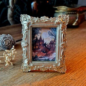 Miniature argenté « Le village de la sorcière »