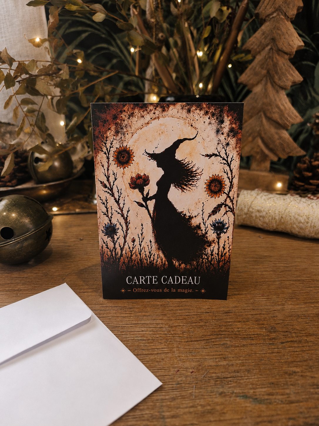 carte cadeau le pinceau de lune bon cadeau imprimable boutique illustration