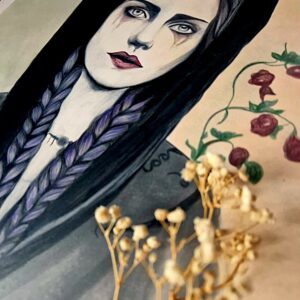 Illustration originale « La Gardienne des Vœux »