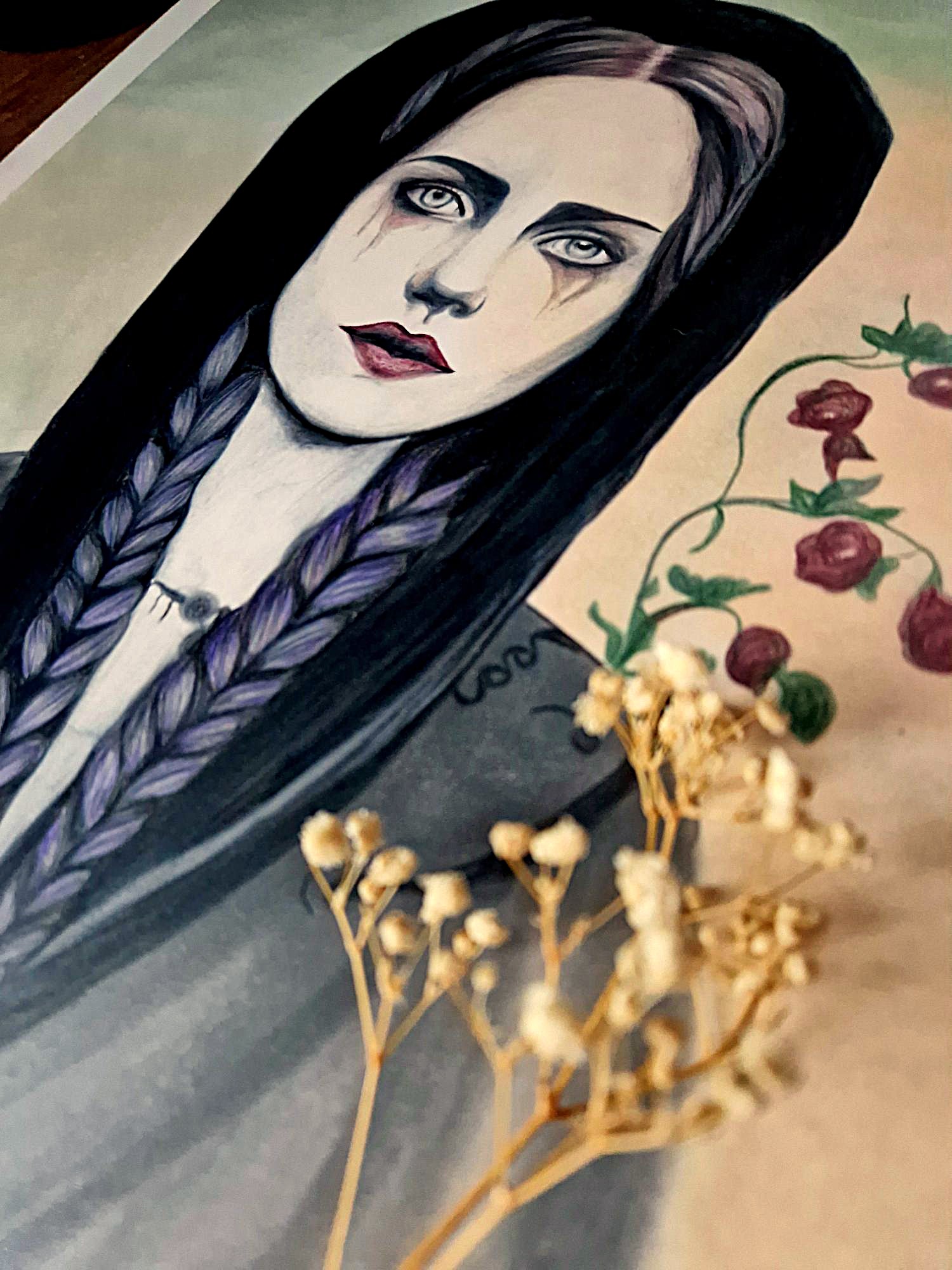 Illustration originale "La Gardienne des Vœux" – Image 2