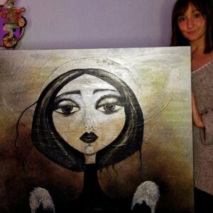 Toile(80cm x 80cm) « La Magistrelle »