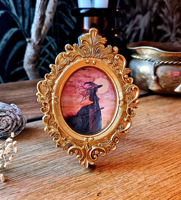 Miniature doré "L’alchimiste"