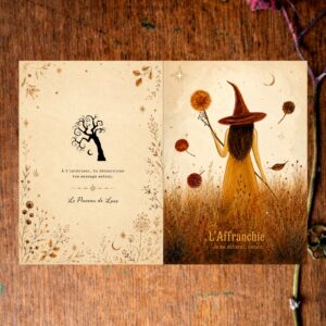 ✦Carte illustrée- Modèle L’Affranchie✦